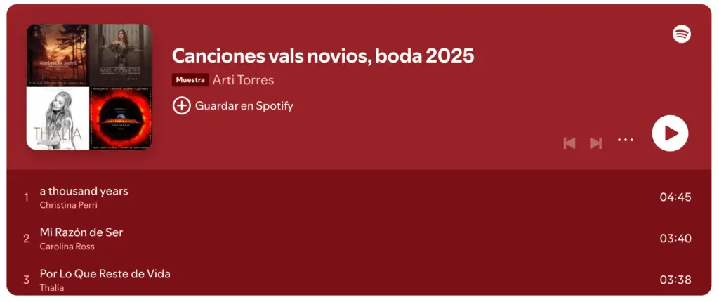 canciones aniversario de bodas