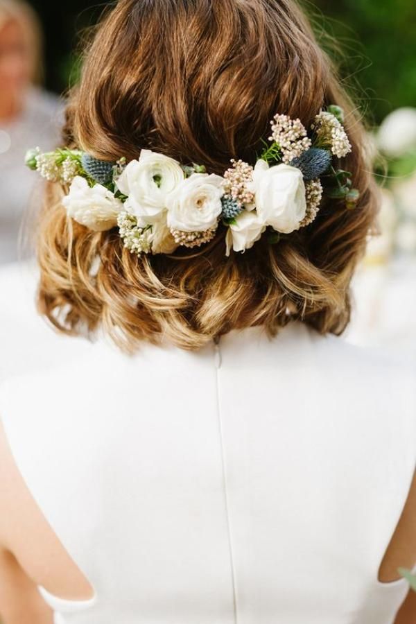 peinados pelo rizado para bodas