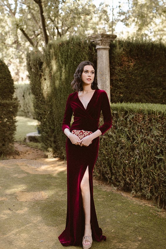 invitada de boda en invierno 